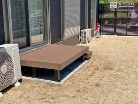 お庭の使い勝手が高まるエクステリアの設置工事
