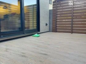 木調デザインが上質な寛ぎ空間となる主庭[施工後]