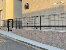 セキュリティ性や安全性を高める境界フェンス[施工後]