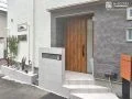 タイルで統一感を演出したどの角度から見ても美しい新築外構