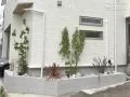 デッドスペースになりやすい犬走りは植栽スペースに