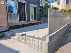 家族と清潔に過ごせるお庭[施工後]