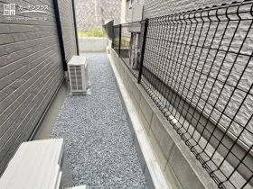 防犯対策もばっちりな犬走り[施工後]