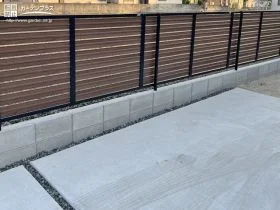 内側の心地よさを叶える目隠しフェンス[施工後]