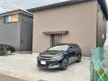 草むしりに悩まない駐車スペースのコンクリート舗装工事