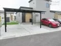 ローメンテナンスでシンプルスタイリッシュな新築外構