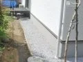 お庭へのアクセス性を高めるウッドデッキ