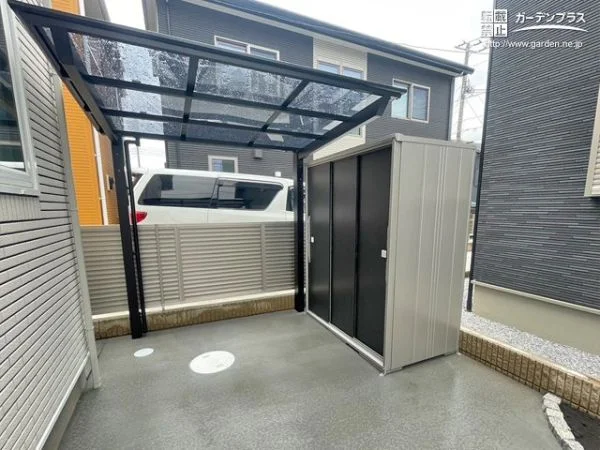サドルを拭く手間のない駐輪スペース