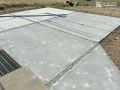 土間コンクリートで舗装した駐車スペース