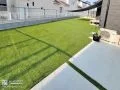 爽やかな空気を感じられる人工芝のお庭