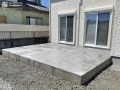 お庭での楽しみが増えるコンクリートデッキのリフォーム工事