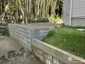 土留めと砂利の舗装で安全性を高めた裏庭リフォーム