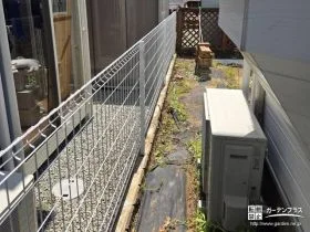 お隣さんも安心して生活できるようメッシュフェンスへリフォーム[施工後]