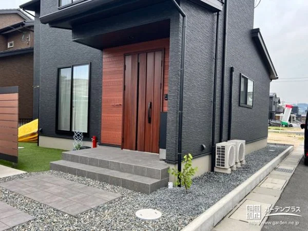 建物裏側まで安心して使用できるようになった外構工事