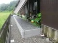 ブロックを使ったゆったり寛げるスペースの拡張工事