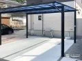 温もりあるアプローチがポイントになる新築外構