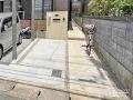 ベージュカラーでナチュラルに仕上げた門周り
