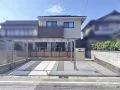 穏やかな色使いのナチュラルな新築外構