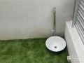二口タイプで便利に使用できる立水栓
