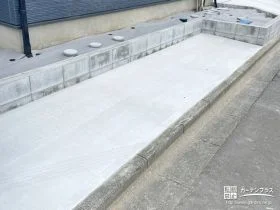 駐輪スペースとして有効活用できる犬走り[施工後]