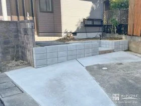 アプローチの侵入経路を変更[施工後]