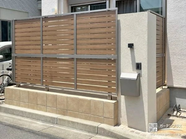 周囲を気にせずお庭で過ごせるプライベートガーデン工事
