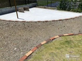 曲線で縁取って優しくナチュラルな印象に[施工後]