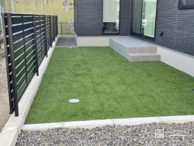 お庭を上質な空間にしてくれるタイルデッキ[施工後]