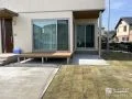 ウッドデッキと天然芝で憩いの空間を作ったお庭リフォーム工事
