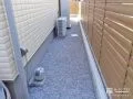 外周に設置した目隠しフェンス