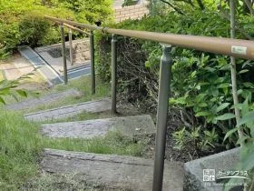 別角度から見た手すり