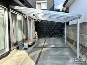 快適に過ごせるようになる、テラス屋根兼カーポート[施工後]