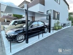 お住まいを引き立てるモダンなカーポートや境界フェンスの設置工事