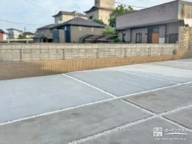既存スペースと違和感なく拡張した駐車場[施工後]