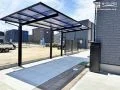 奥行きのある敷地を有効活用できるよう工夫した新築外構