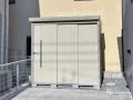 防災グッズなども収納できるおしゃれな物置
