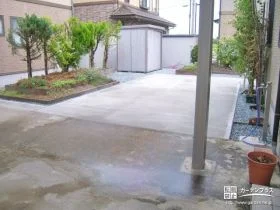 雑草対策万全で安全に行き来していただけるお庭リフォーム工事