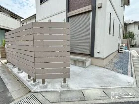 生活感を感じさせない駐輪スペース[施工後]