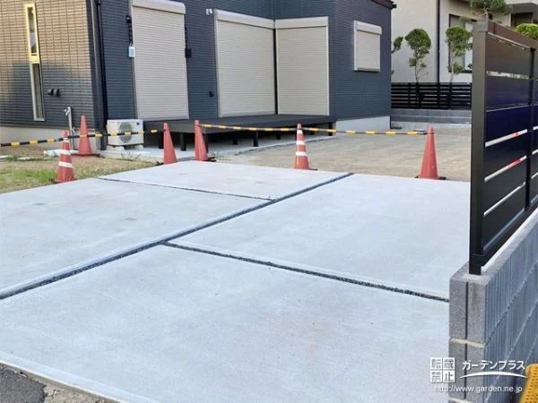 お客様のDIYと合わせて完成させる新築外構工事