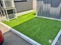 お子様の遊びスペースにもできる緑鮮やかなお庭リフォーム工事