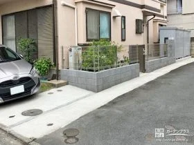お車の出入庫がしやすくなるセットバック工事[施工後]