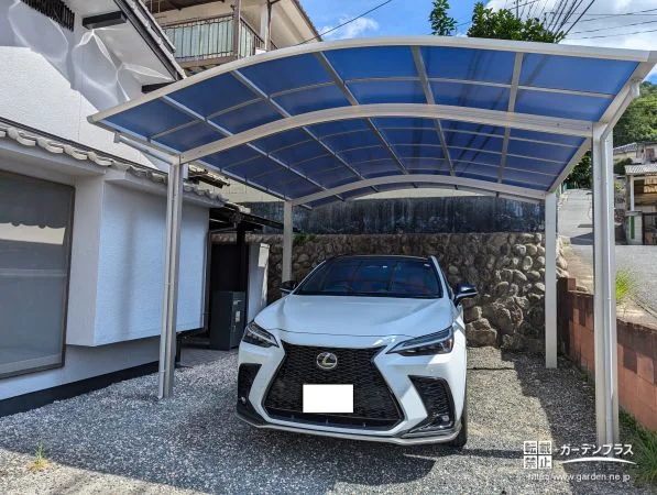 夏場も車内の温度上昇を防ぐ高性能なカーポート設置工事