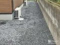 防犯対策にもなる砂利敷き