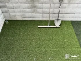 見た目に美しくローメンテナンスな人工芝敷設工事