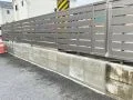 お車が出入りする際も安心できる目隠しフェンスの延長工事