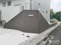 お住まいを引き締めるカラーでリフレッシュした門柱