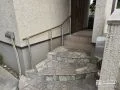 アプローチ階段に手すりを設置