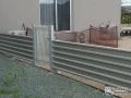 主庭に門扉を設置して安全に