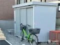目隠しにも効果的な物置