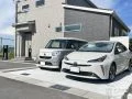 門周りのデザインにポイントを置いたシンプルモダンな新築外構